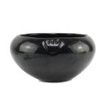 Santa Clara Black Bowl with Bear Paw Design c. 1920s, 4.5" x 8.5"