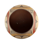 Helen Gachupin (1931-1999) - Large Zia Polychrome Olla with Rainbird and Deer Pictorials c. 1970s, 12" x 14"