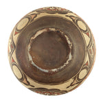 Zuni Polychrome Jar with Flower Design c. 1900-20s, 9.375" x 11.5"