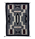 Daniel Tsosie - Navajo Crystal Storm Pattern Rug c. 1980s, 41.5" x 29"