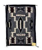 Daniel Tsosie - Navajo Crystal Storm Pattern Rug c. 1980s, 41.5" x 29"