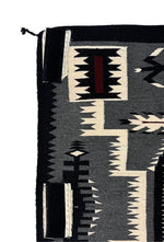 Daniel Tsosie - Navajo Crystal Storm Pattern Rug c. 1980s, 41.5" x 29"