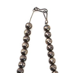 Navajo - Silver Squash Blossom-Style Necklace c. 1950-60s, 27" length