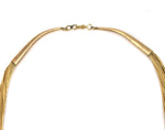 Navajo - 30-Fine-Strand 12K Gold Fill "Liquid Silver-Style" Necklace c. 1960-70s, 30" length
