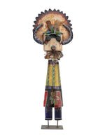 Gregory Lomayesva (b. 1971) - Large Hopi Tourist Katsina c. 1997, 44.5" x 15" x 7"