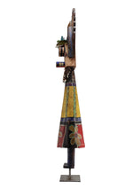 Gregory Lomayesva (b. 1971) - Large Hopi Tourist Katsina c. 1997, 44.5" x 15" x 7"