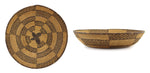 Apache Basket with Squash Blossom Pictorial and Checkered Design c. 1900-20s, 3.25" x 15.75"