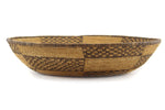 Apache Basket with Squash Blossom Pictorial and Checkered Design c. 1900-20s, 3.25" x 15.75"