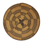 Apache Basket with Squash Blossom Pictorial and Checkered Design c. 1900-20s, 3.25" x 15.75"