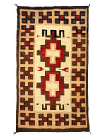 Navajo Ganado Rug c. 1920s, 66" x 38"