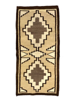 Navajo Crystal Runner c. 1930s, 60" x 29"