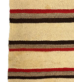 Navajo Double Saddle Blanket c. 1920s, 58" x 29"
