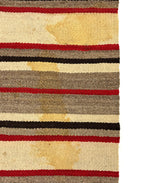 Navajo Double Saddle Blanket c. 1920s, 58" x 29"