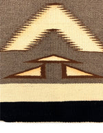 Navajo Crystal Storm Pattern Rug c. 1960s, 49" x 29"