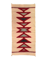 Navajo Gallup Throw c. 1960s, 40" x 20"