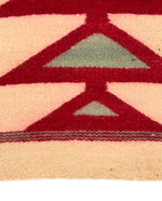 Navajo Gallup Throw c. 1960s, 40" x 20"