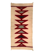 Navajo Gallup Throw c. 1960s, 40" x 20"
