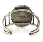 Navajo - Turquoise and Silver Bracelet c. 1940s, size 7.5