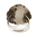 Navajo - Turquoise and Silver Ring c. 1940s, size 8