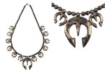Navajo - Silver Squash Blossom Necklace c. 1950-60s, 23" length