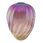 Louis Via - Philabaum Glass Opalescent Swirl Vase, 10" x 7"