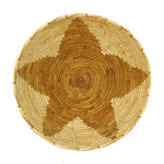 Tohono O'odham Basket with Squash Blossom Pictorial c. 1970-80s, 3" x 12.25"