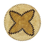 Tohono O'odham Polychrome Squash Blossom Basket c. 1970-80s, 2.75" x 12.75"