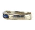Frank Chee - Navajo - Sodalite and Opal Channel Inlay and Sterling Silver Bracelet c. 1980s, size 6.75