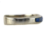 Frank Chee - Navajo - Sodalite and Opal Channel Inlay and Sterling Silver Bracelet c. 1980s, size 6.75
