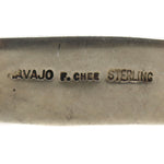 Frank Chee - Navajo - Sodalite and Opal Channel Inlay and Sterling Silver Bracelet c. 1980s, size 6.75