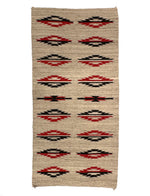 Navajo Ganado Runner c. 1930-40s, 63" x 31"