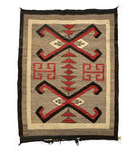 Navajo Crystal Rug with Waterbug Design c. 1915, 46" x 34"