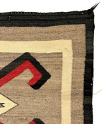 Navajo Crystal Rug with Waterbug Design c. 1915, 46" x 34"