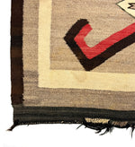 Navajo Crystal Rug with Waterbug Design c. 1915, 46" x 34"
