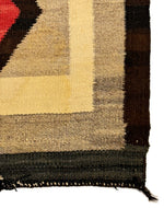 Navajo Crystal Rug with Waterbug Design c. 1915, 46" x 34"