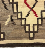 Navajo Crystal Rug c. 1920s, 67" x 52.5"
