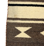 Navajo Single Saddle Blanket c. 1950-60s, 30" x 29"