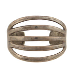 Possibly Marcella James - Navajo - Sterling Silver Bracelet c. 1990s, size 6.5