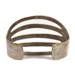 Possibly Marcella James - Navajo - Sterling Silver Bracelet c. 1990s, size 6.5