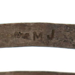 Possibly Marcella James - Navajo - Sterling Silver Bracelet c. 1990s, size 6.5