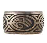 Hopi - Silver Overlay Bracelet c. 1970-80s, size 7