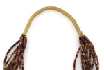 Santo Domingo (Kewa) - 10-Strand Lapis Lazuli and Pen Shell Heishi Necklace c. 1970s, 27" length