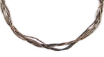 Navajo - 5-Strand Liquid Silver Necklace c. 1970s, 25" length