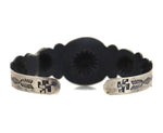 Navajo - Silver Bracelet with Arrows and Whirling Logs Design c. 1930s, size 7