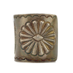 Attributed to Roger Skeet, Sr. (1900-1959) - Navajo - Silver Bracelet with Stamped Design c. 1930s, size 6.75