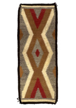 Navajo Crystal Runner c. 1920-30s, 43" x 17"
