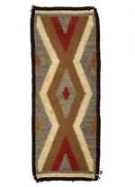 Navajo Crystal Runner c. 1920-30s, 43" x 17"