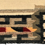 Navajo Double Saddle Blanket c. 1930s, 49" x 29.5"
