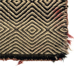 Navajo Double Saddle Blanket with Twill Weave c. 1930s, 46" x 26"