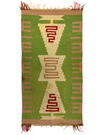 Navajo Germantown Sampler c. 1900, 36" x 18"